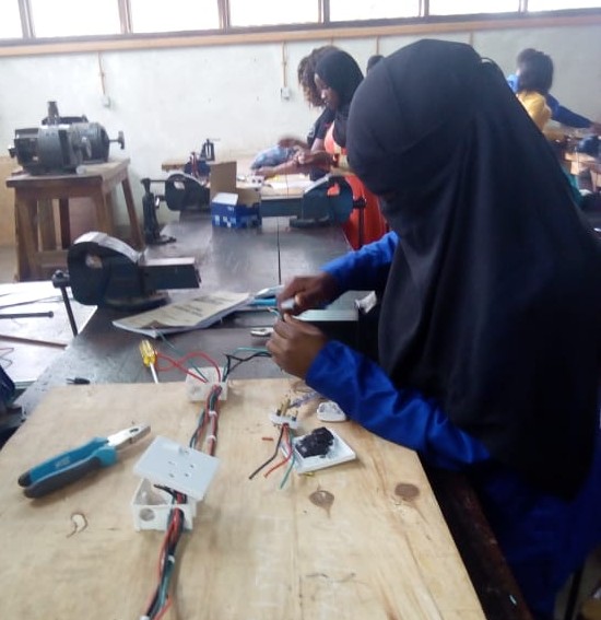 Meet Shaheedah !  a Future Engineer   Rocking  in Nikaab at Polytechnic