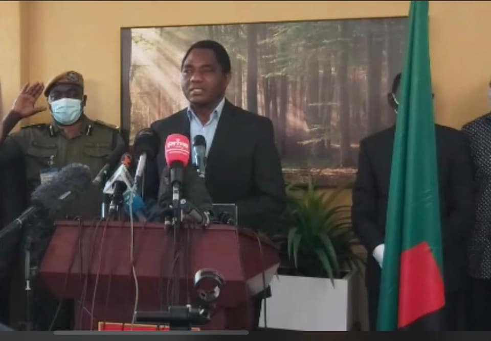 Change has Come- Hichilema Tells Zambians