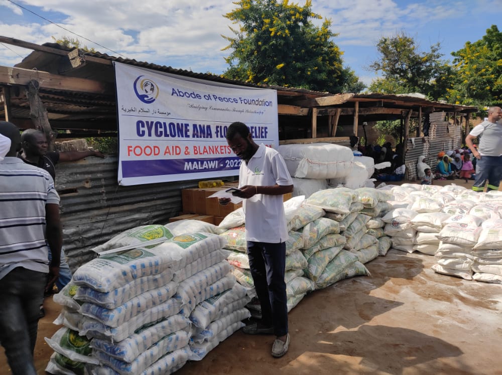 Abode of Peace foundation Distributes Relief Items in Chikwawa